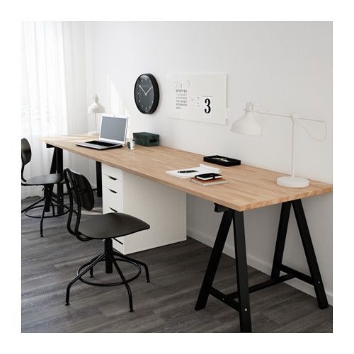 Ikea Alex hack - double desk