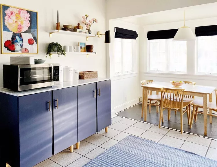 Ikea Ivar hack - kitchen