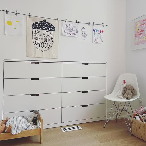 IKEA Nordli hack: kids room