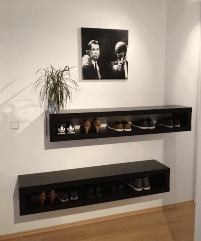 Ikea shoe cabinet hack - modern