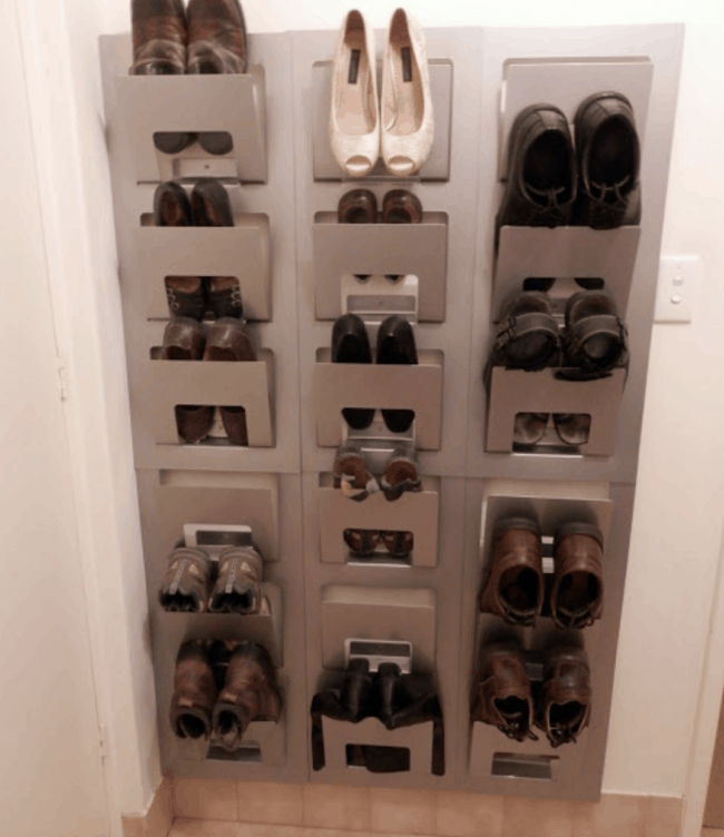 Ikea shoe cabinet hack