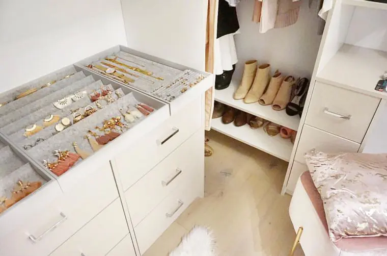 IKEA storage hack - walk in closet