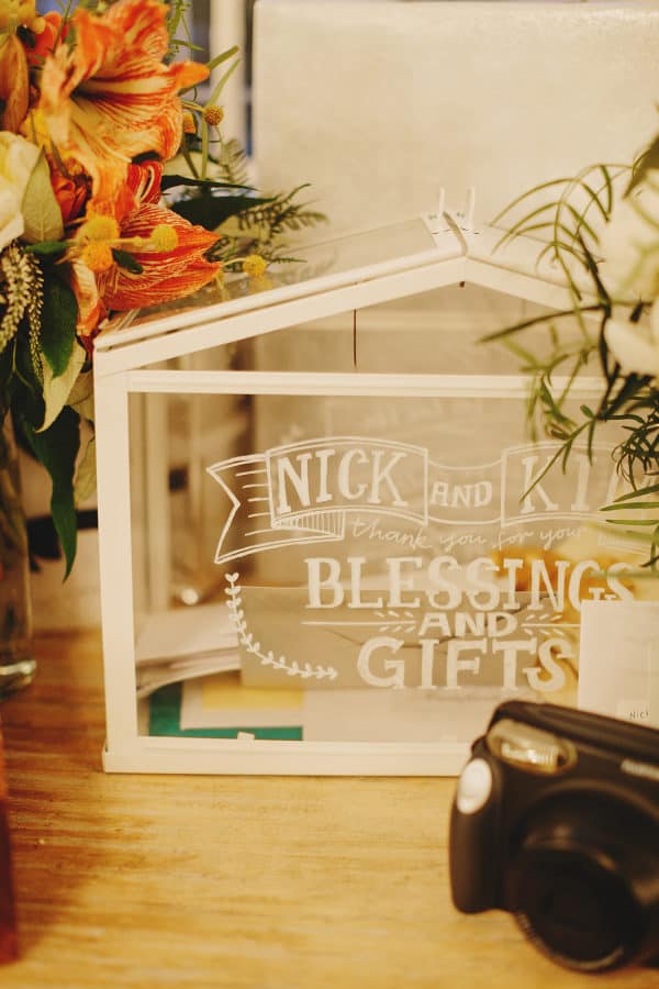 IKEA wedding hack - gift box
