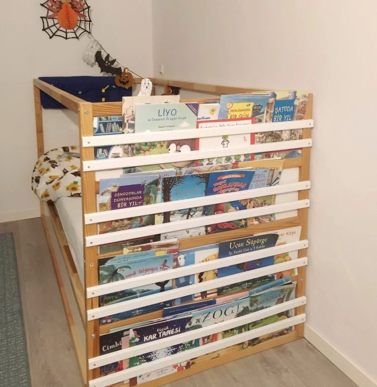 IKEA Montessori Hack - bed with storage