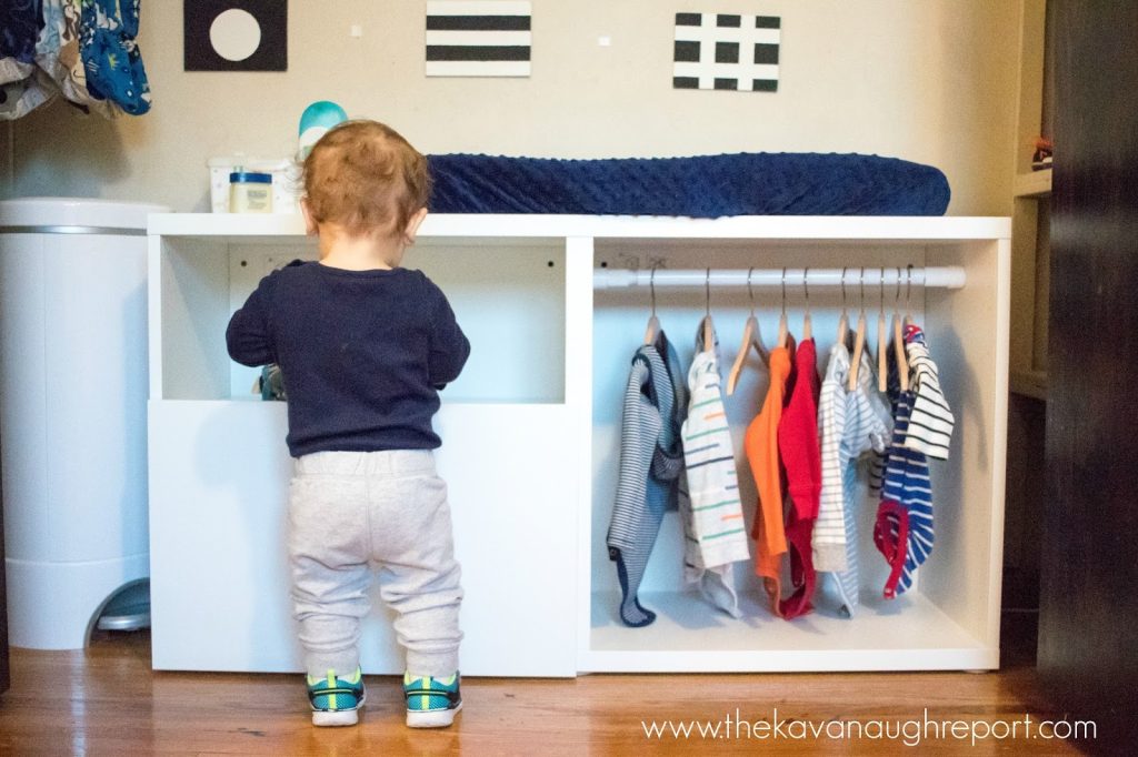 IKEA Montessori Hack - wardrobe